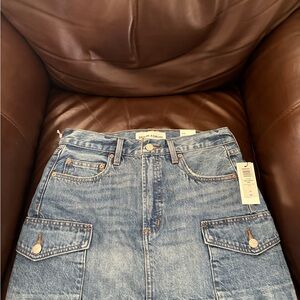 Denim Forum Mini Skirt